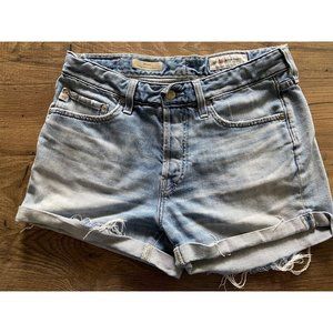 AG Adriano Goldschmied Alex Vintage Boyfriend Denim Shorts Tagged Women's 27